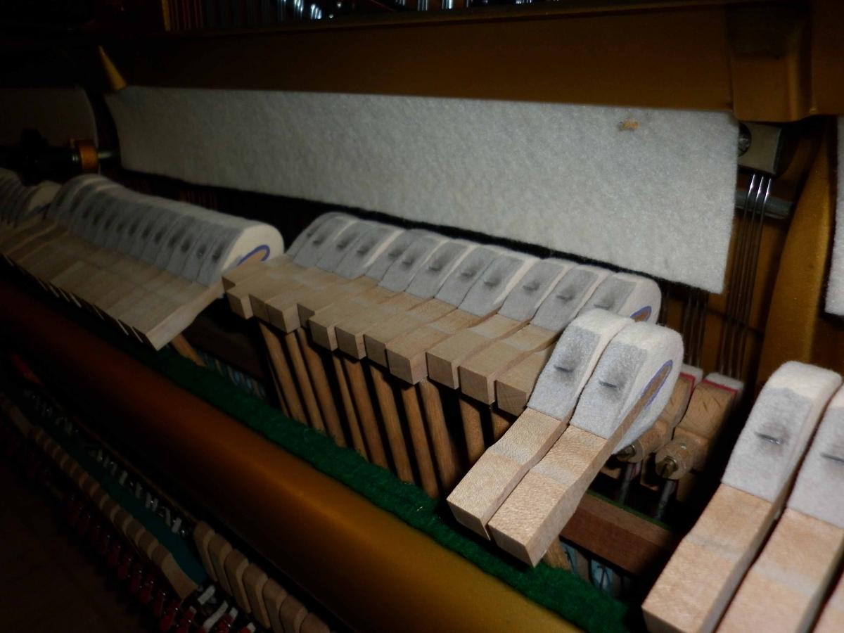 10PCS Piano Verticale Martello Butt Flange Tastiera Per Pianoforte In - Foto 9